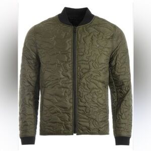 NEW MENS TRUE RELIGION Green CAMO QUILTED LINER JACKET Sz XL